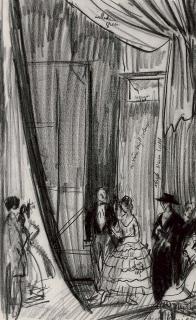 Dame Laura Knight, R.A, R.W.S. - Dancers In The Wings