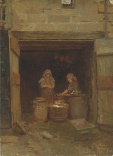 Dame Laura Knight, R.A., R.W.S. - Fisherwomen