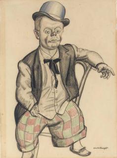 Dame Laura Knight, R.A., R.W.S. - Goliath the Clown