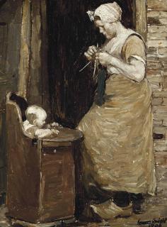 Dame Laura Knight, R.A., R.W.S. - Mother And Child