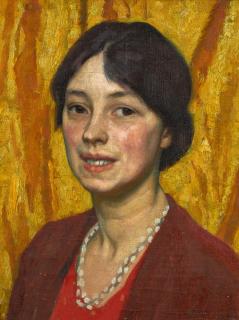 Dame Laura Knight, R.A., R.W.S. - Portrait of Ella Naper