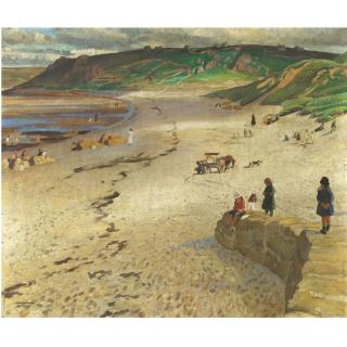 Dame Laura Knight, R.A., R.W.S. - Sennen Beach