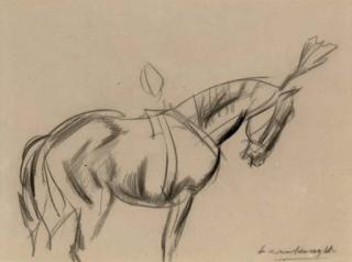 Dame Laura Knight, R.A., R.W.S. - Study of a circus horse