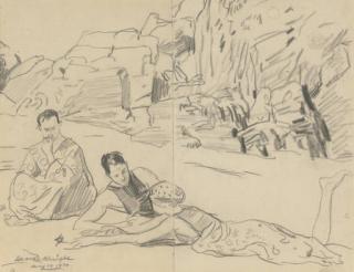 Dame Laura Knight, R.A., R.W.S. - The bohemians