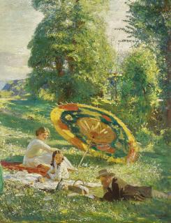 Dame Laura Knight, R.A., R.W.S. - The Picnic