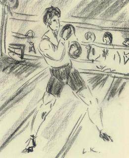 Dame Laura Knight, R.A., R.W.S - The pugilist