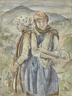 Dame Laura Knight, R.A., R.W.S. - Wild Strawberries