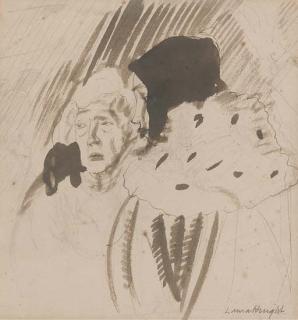 Dame Laura Knight, R.A. - Portrait of Dame Edith Evans