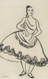 Dame Laura Knight, R.A. - Spanish Dancer