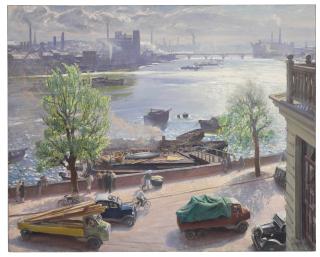 Dame Laura Knight, R.A. - Studio Window