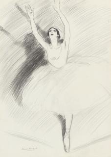 Dame Laura Knight, R.A. - Study of a ballerina