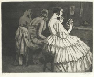 Dame Laura Knight, RA, RWS - Before The Show