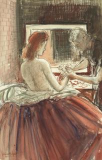 Dame Laura Knight, RA, RWS - Diana Wynyard At Stratford-On-Avon