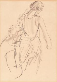 Dame Laura Knight, RA, RWS - Finishing touches