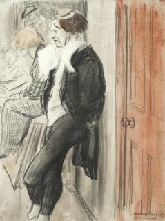 Dame Laura Knight, RA, RWS - Randy, During An Interval At The Bertram Mills Circus, Olympia