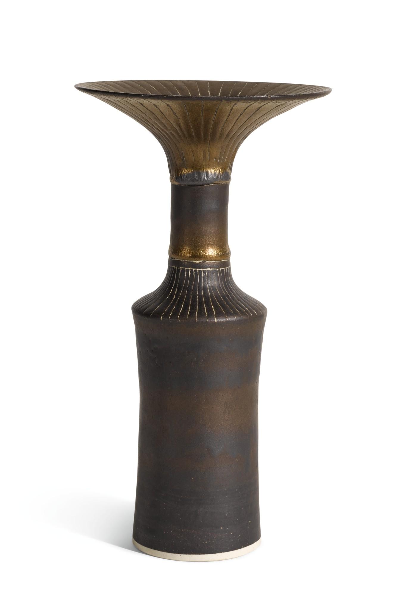 Dame Lucie Rie - Bottle Vase With Flaring Lip