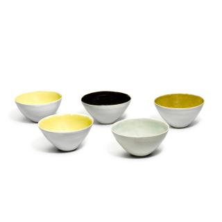 Dame Lucie Rie - Five Bowls