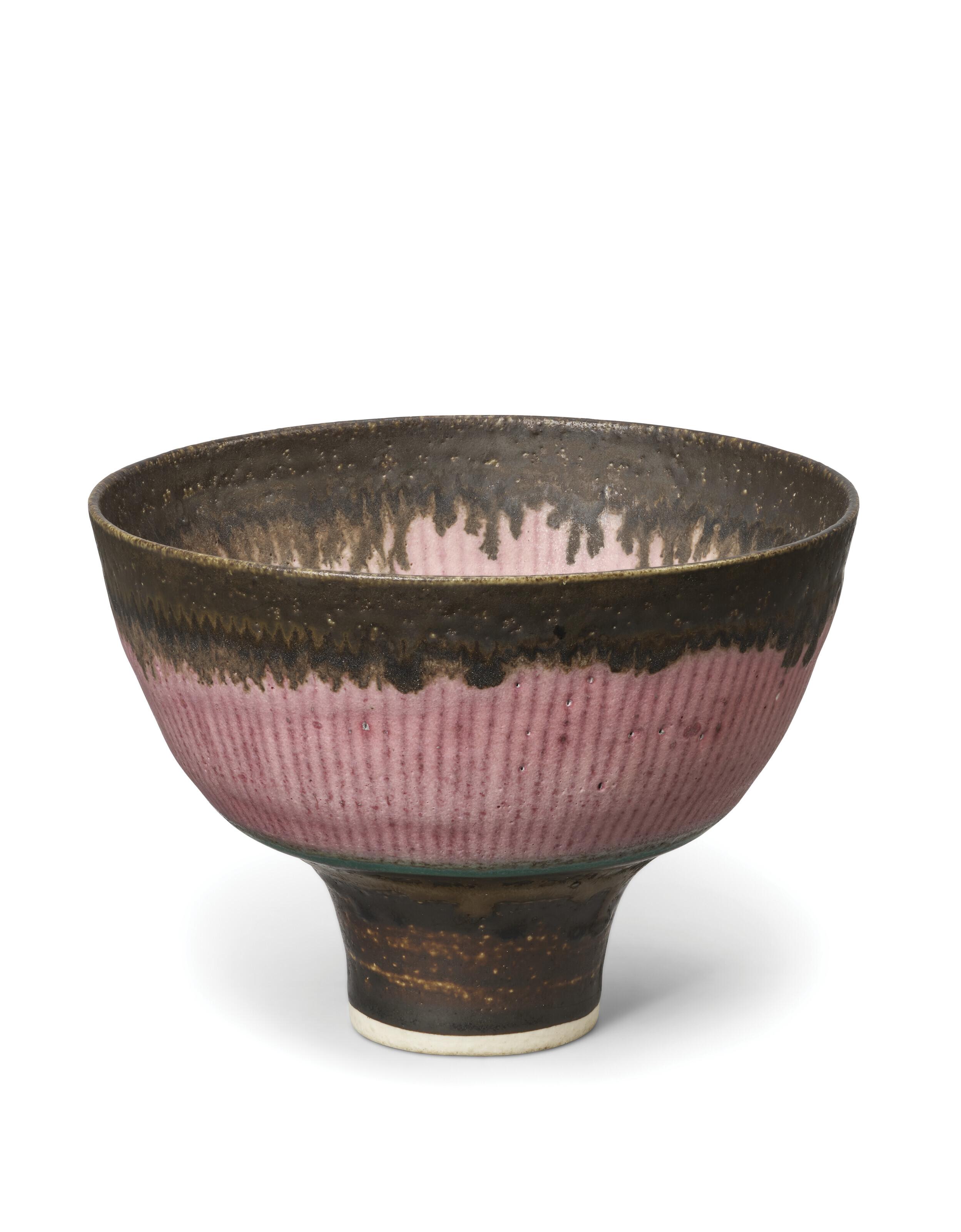 Dame Lucie Rie - Pink Footed Bowl