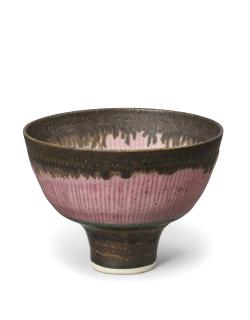 Dame Lucie Rie - Pink Footed Bowl