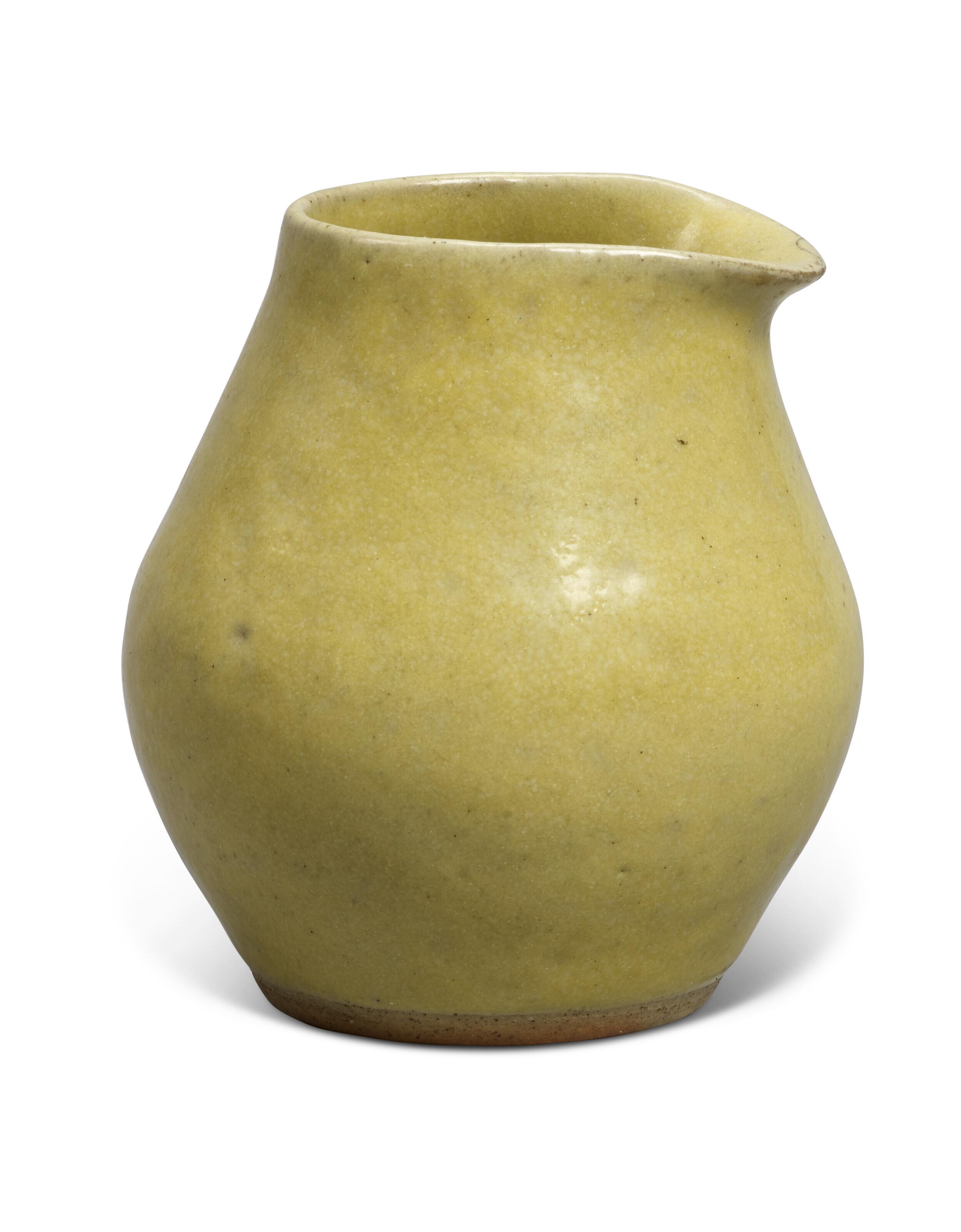 Dame Lucie Rie - Yellow Pouring Jug