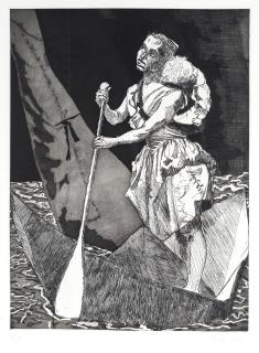 Dame Paula Rego R.A. - St Christina, from \'The Curved Planks\'