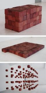 Damián Ortega - 112 Tijolos (Sólido, Líquido e Gasoso)