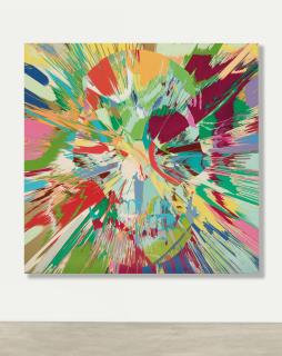 Damien Hirst - Beautiful Atlacoya Introspection Painting