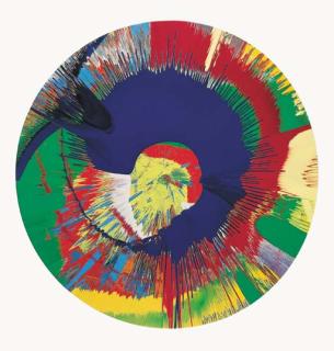 Damien Hirst - Beautiful, B painting