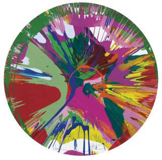 Damien Hirst - Beautiful Big Hairy Vag Painting