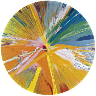Damien Hirst - Beautiful Butterbomb Painting