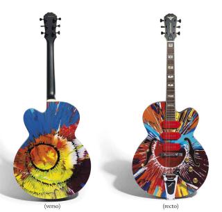 Damien Hirst - Beautiful Charity Spin Guitar