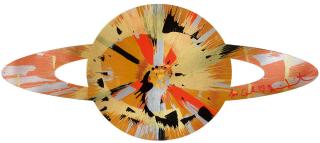 Damien Hirst - Beautiful Creme Egg In The Sky Spin Painting For Carl