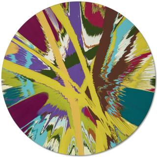 Damien Hirst - Beautiful Dirty Protest Painting