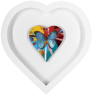 Damien Hirst - Beautiful Eden Valley Hospice Spin Heart (With Butterfly)