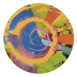 Damien Hirst - Beautiful, Fleshy, Spinning, Expensive, Expansive M.T.V. Painting