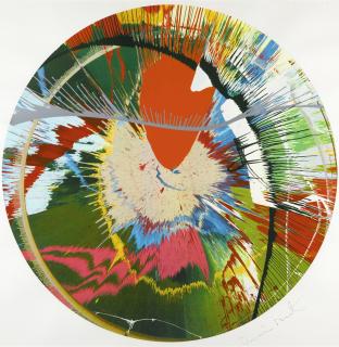 Damien Hirst - Beautiful, Galactic, Exploding Screenprint (Spin)