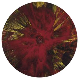 Damien Hirst - Beautiful God is Dead Long Live God Painting