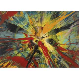 Damien Hirst - Beautiful Is This What The Big Bang Looked Like Painting