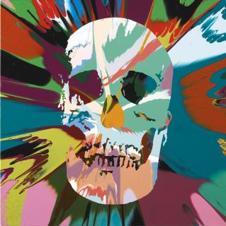 Damien Hirst - Beautiful Kali Psychopathy Intense Painting (With Extra Inner Beauty)