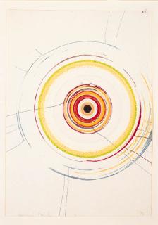 Damien Hirst - Beautiful Obliterating Accelerating Psychotic Drawing