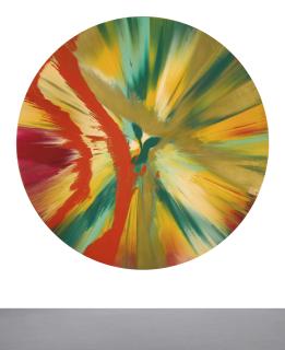 Damien Hirst - Beautiful Polarisation Of A Polar Bear\'S Dream In The Polar Ice Painting (With A Centre Like A Polar Bear\'S Eye (Or A Polar Bear\'S Ass))