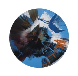 Damien Hirst - Beautiful Separation Divides A Whole Completion of Dispersing Togetherness Painting