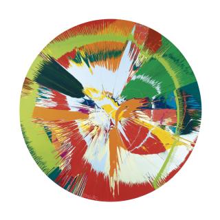 Damien Hirst - Beautiful, Shattered, Mellow, Exploding, Paint-Filled Balloons Painting