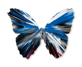 Damien Hirst - Butterfly Spin Painting(Painted in 2009)
