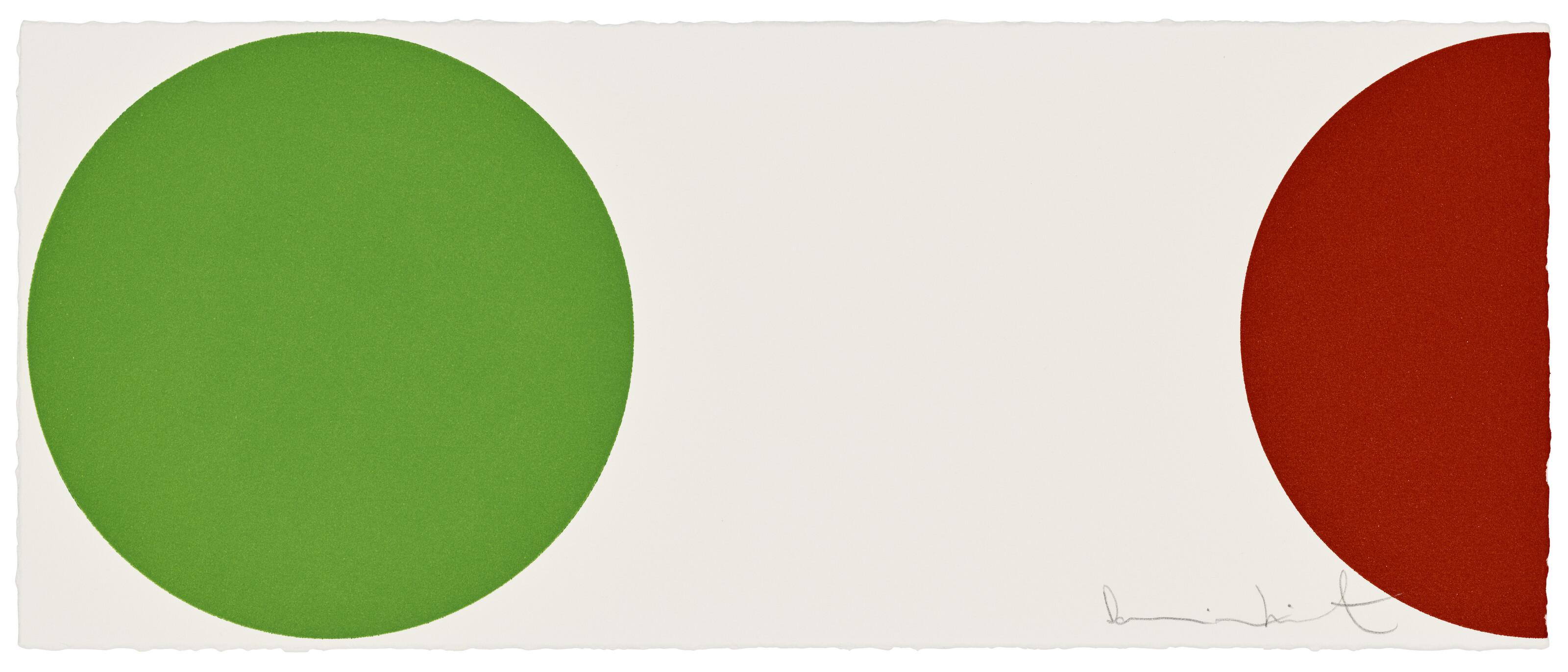 Damien Hirst - Cesium Sulfate, from: 40 Woodcut Spots