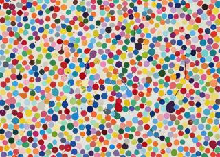 Damien Hirst - Currency: 3922. A pack in the air