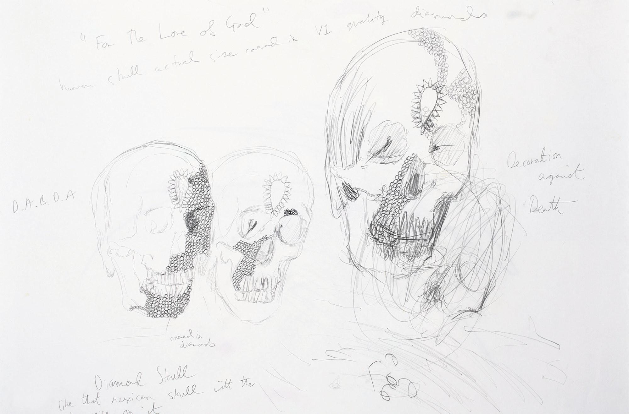 Damien Hirst - For the Love of God (D.A.B.D.A)