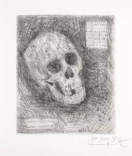 Damien Hirst - Happy Christmas (Skull)