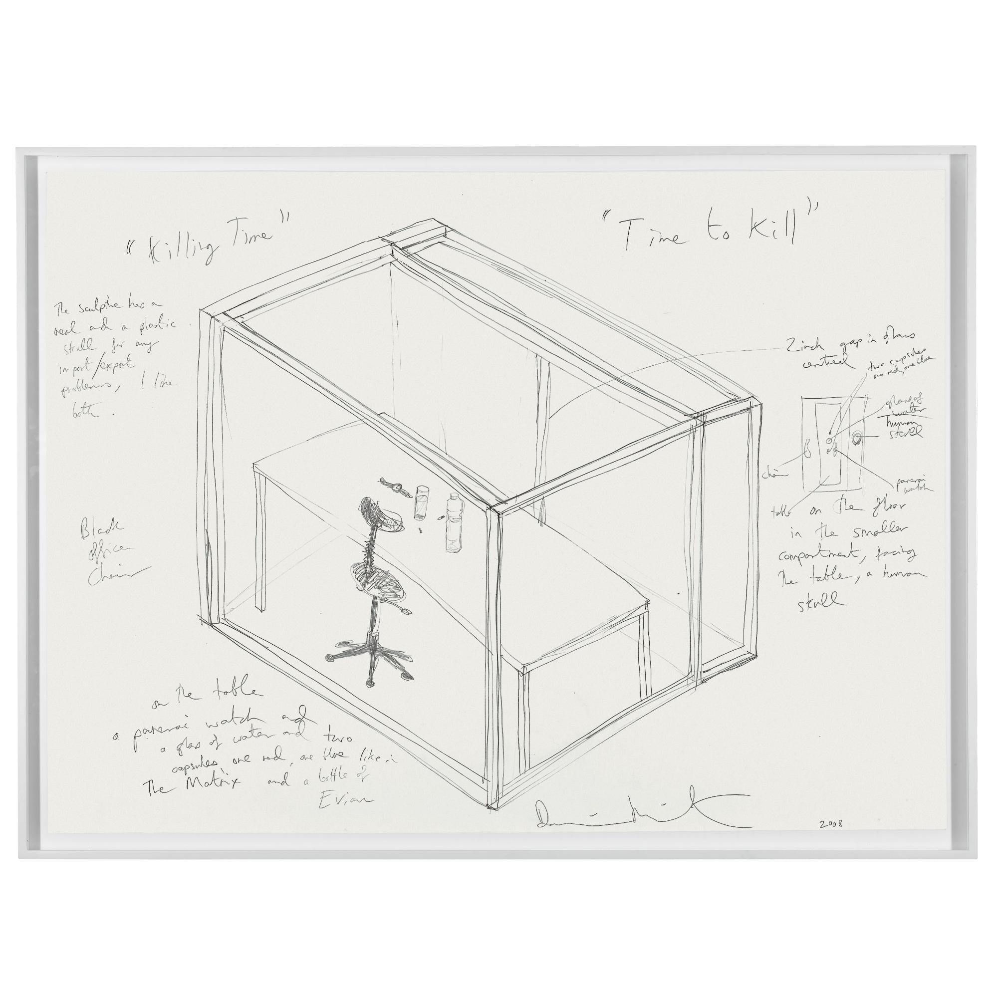 Damien Hirst - Killing Time Drawing