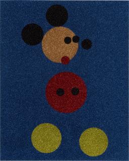 Damien Hirst - Mickey (Blue Glitter)